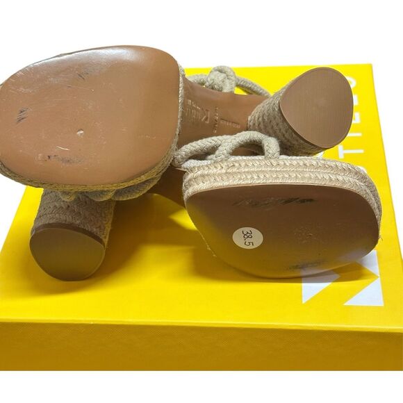Mercedes Castillo Audra Platform Sandals in Natural NWB Size 8 1/2 - Picture 6 of 9
